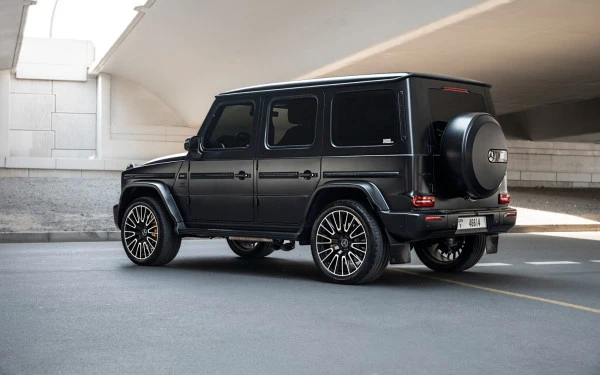 Matte Black Mercedes G63 AMG Photo 14
