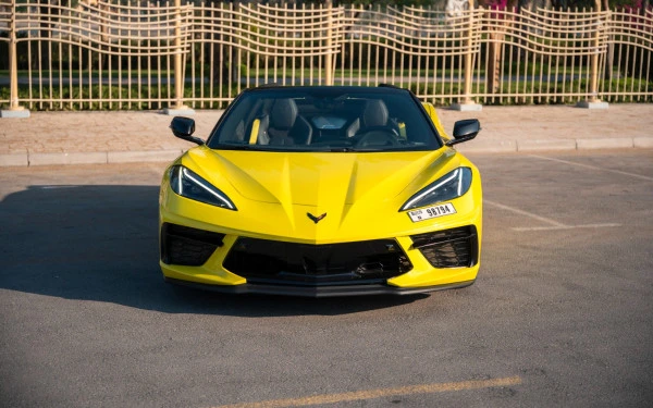 Yellow Chevrolet Corvette Photo 10