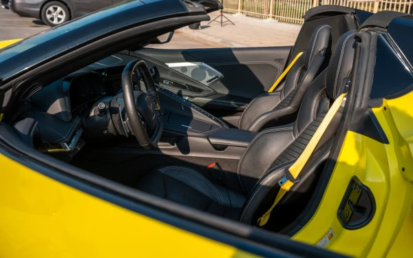Yellow Chevrolet Corvette Photo 14