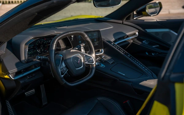 Yellow Chevrolet Corvette Photo 15
