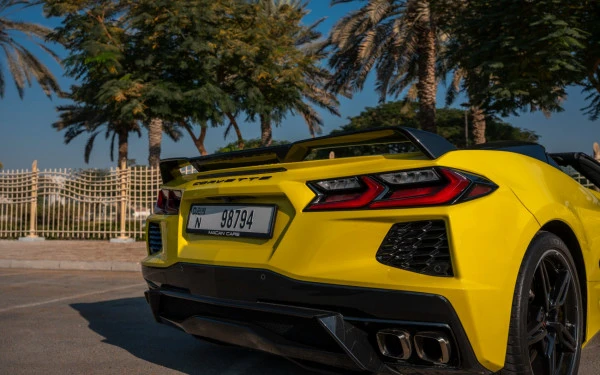 Yellow Chevrolet Corvette Photo 16