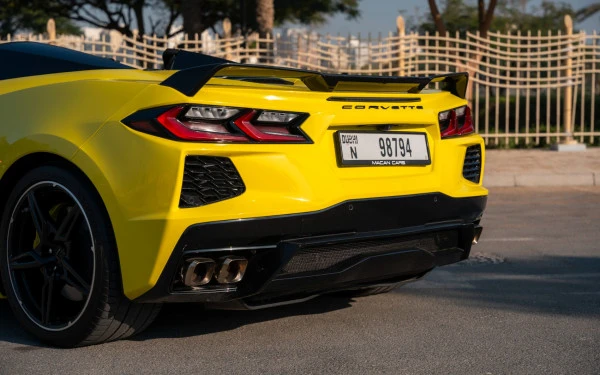 Yellow Chevrolet Corvette Photo 17