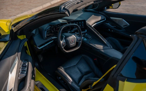 Yellow Chevrolet Corvette Photo 19
