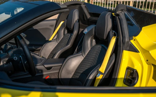 Yellow Chevrolet Corvette Photo 22