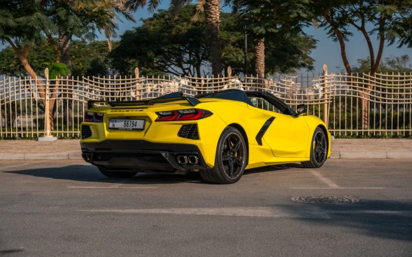 Yellow Chevrolet Corvette Photo 26